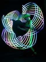 LED Pixel Poi Show Showact Lichtshow Lightshow Leuchtshow