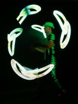 LED Pixel Poi Show Showact Lichtshow Lightshow Leuchtshow