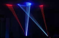 Lasershow Geburtstag