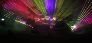 Lasershow Herzen