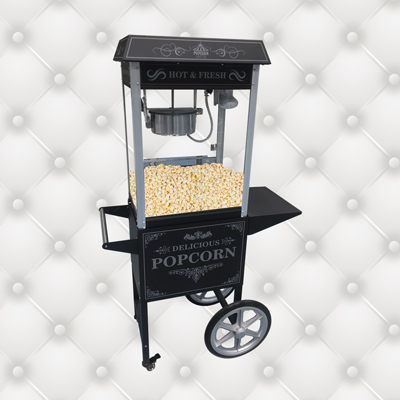 Popcornmaschine schwarz mieten
